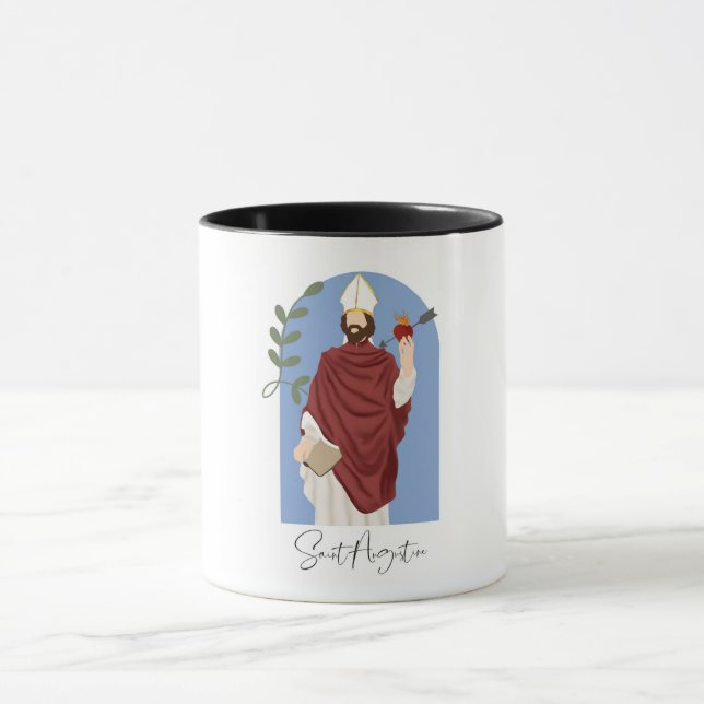 Saint Augustine Catholique Café Mug (Centre)