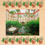 Saint Augustine Florida Lightner Museum & Garden<br><div class="desc">Dieses atemberaubende Jigsaw Puzzle besticht durch ein Foto des Lightner Museums und der Gärten in Saint Augustine, Florida. Das berühmte Hotel Alcazar aus der Gildenzeit beherbergt das berühmte Gebäude, das einst von Henry Morrison Flagler in Betrieb genommen wurde. St. Augustine ist die älteste Stadt Amerikas und die Architektur im spanischen...</div>
