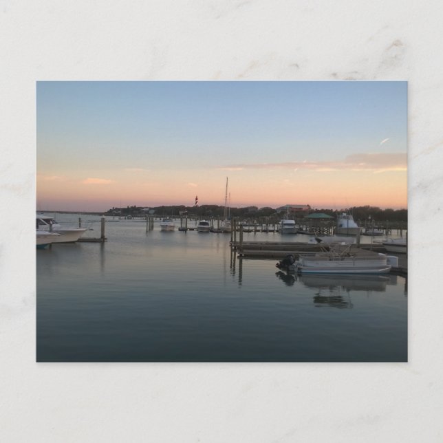 Saint Augustine Sunset Postkarte (Vorderseite)
