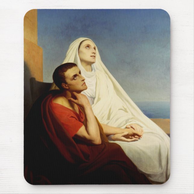 Saint Augustine und Saint Monica Mousepad (Vorne)