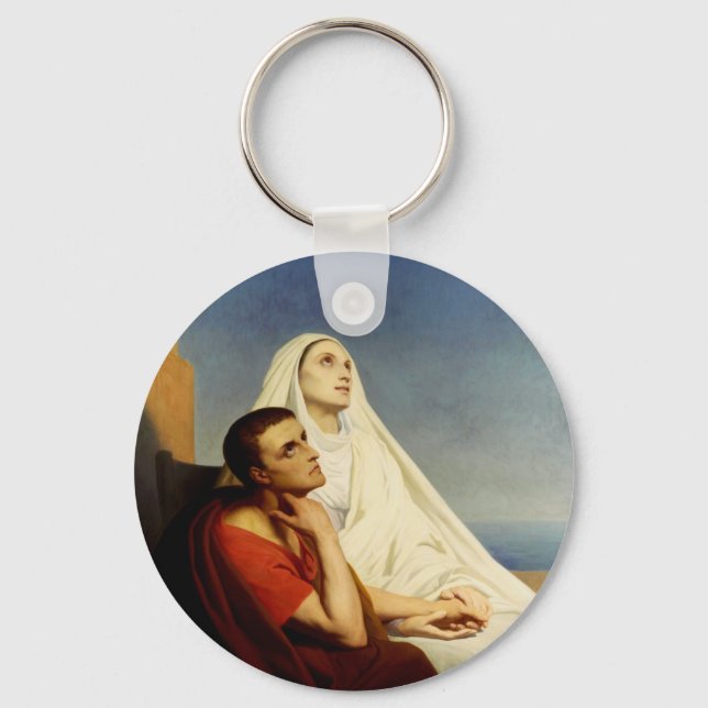 Saint Augustine und Saint Monica Schlüsselanhänger (Vorderseite)