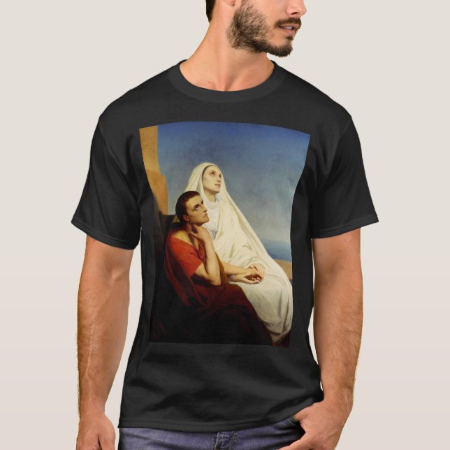 Saint Augustine und Saint Monica T-Shirt (Vorderseite)