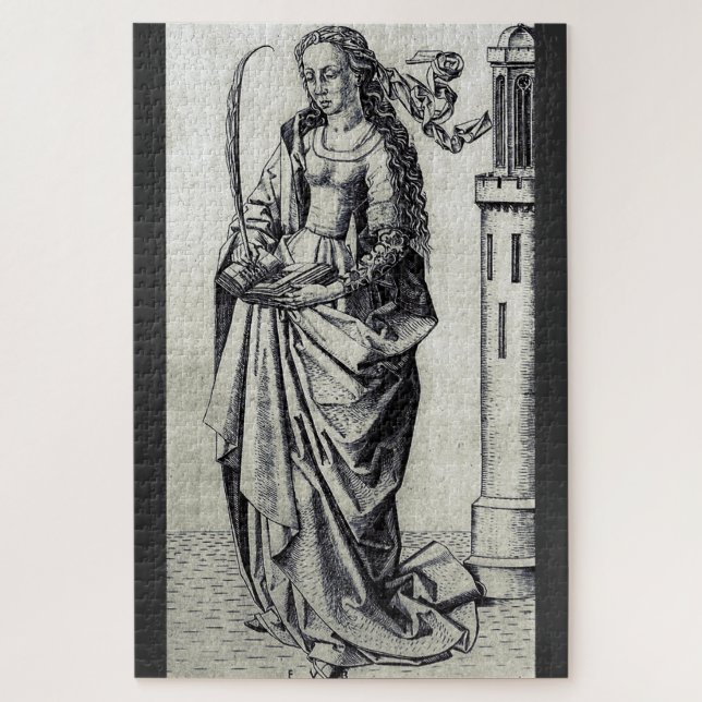 Saint Barbara und ihr Turm (Vertikal)