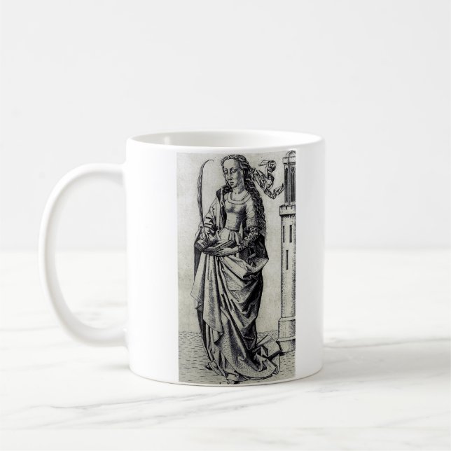 Saint Barbara und ihr Turm Kaffeetasse (Links)
