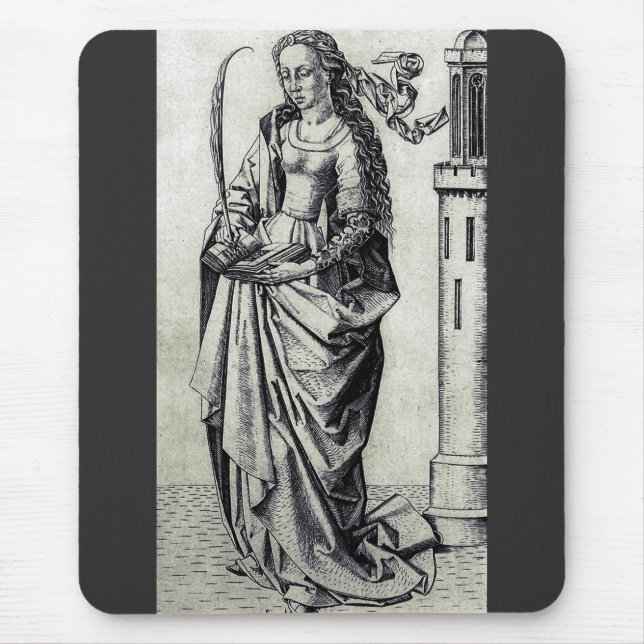 Saint Barbara und ihr Turm Mousepad (Vorne)