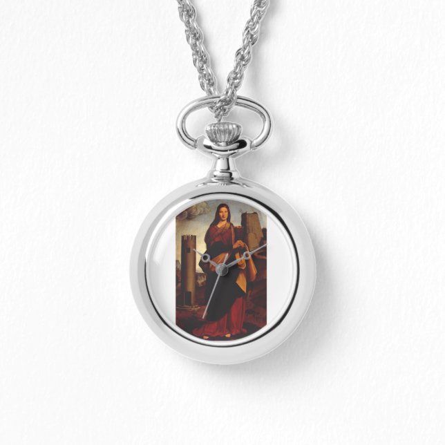 Saint Barbara von Giovanni Antonio Bolschleto Armbanduhr (Vorderseite)