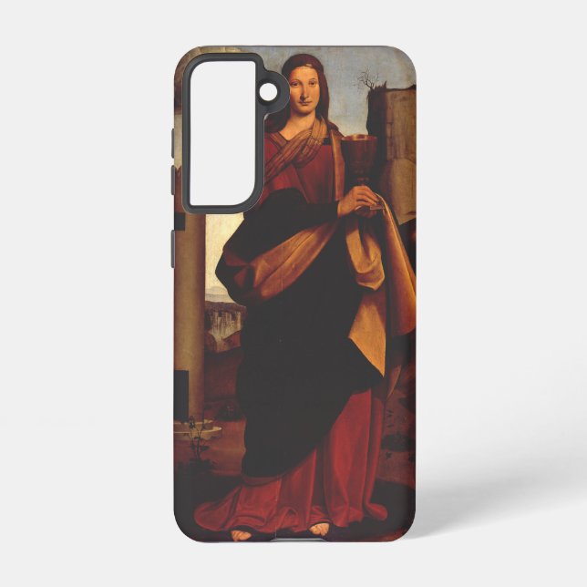 Saint Barbara von Giovanni Antonio Bolschleto Samsung Galaxy Hülle (Rückseite)