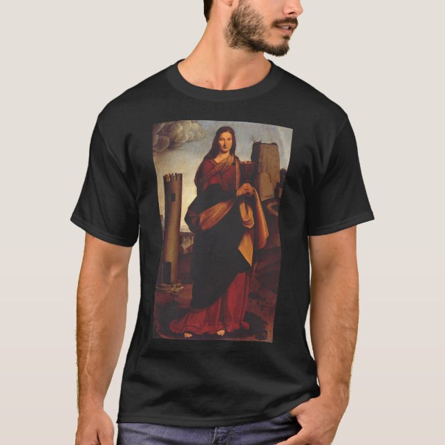 Saint Barbara von Giovanni Antonio Bolschleto T-Shirt (Vorderseite)