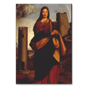 Saint Barbara von Giovanni Antonio Bolschleto Tischnummer