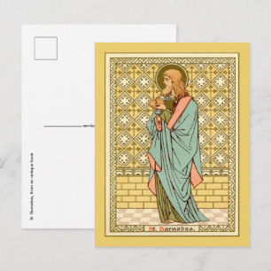 Saint Barnabas l'apôtre (RLS 02) Carte postale 2
