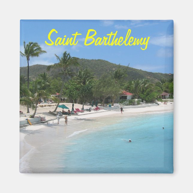 Saint Barthelemy-Magnet Magnet (Vorne)