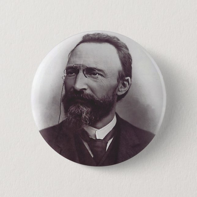 Saint Bartolo Longo Apostel der Rosenkranze Button (Vorderseite)