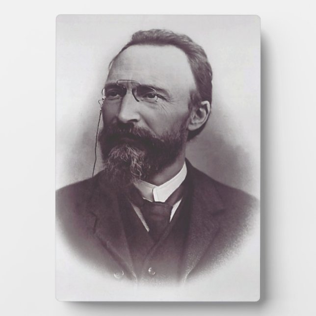 Saint Bartolo Longo Apostel der Rosenkranze Fotoplatte (Vorderseite)