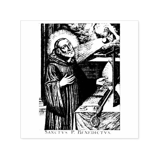 Saint Benedict Permastempel (Design)