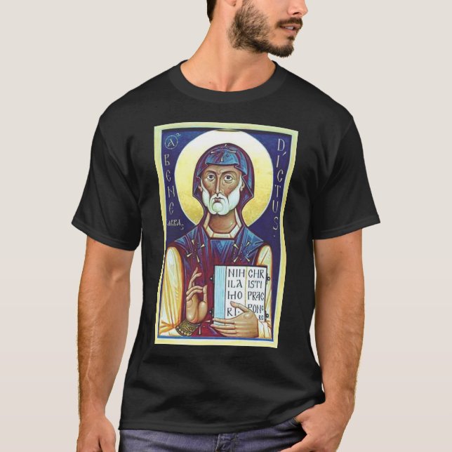 Saint-Benedikt von Nursia T-Shirt (Vorderseite)