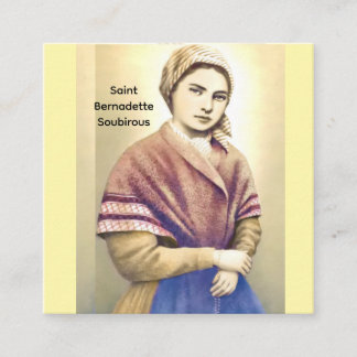 Saint Bernadette Soubirous Begleitkarte