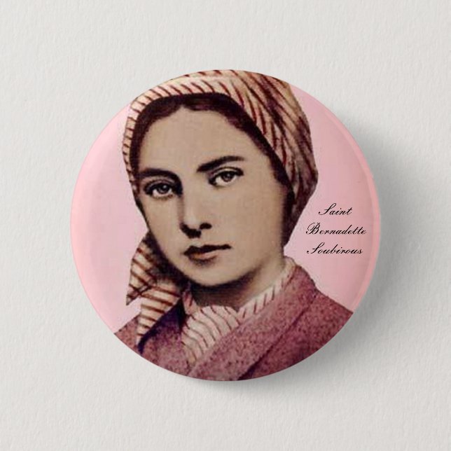 SAINT BERNADETTE SOUBIROUS BUTTON (Vorderseite)