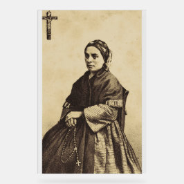 Saint Bernadette Soubirous Fine Art Acrylschild