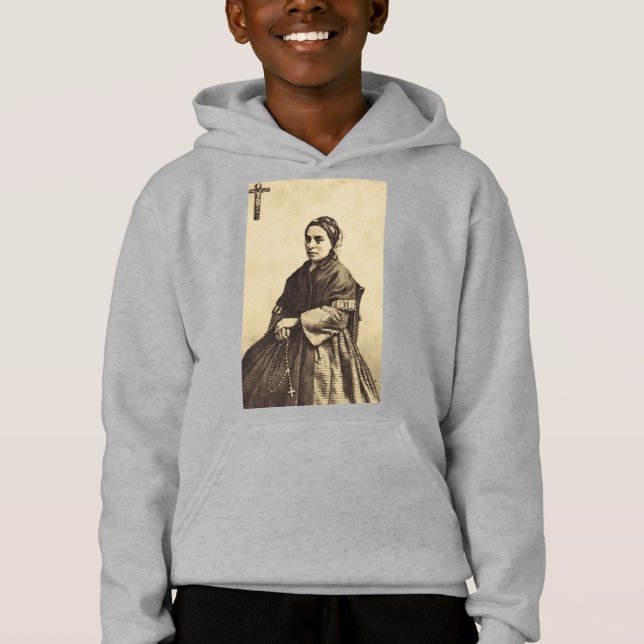 Saint Bernadette Soubirous Fine Art Hoodie (Vorderseite)