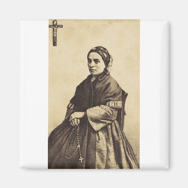 Saint Bernadette Soubirous Fine Art Magnet (Vorne)