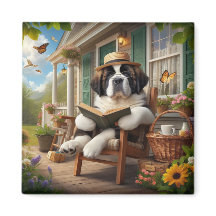 Saint Bernard-2-Zoll-Magnet