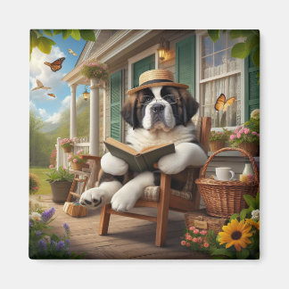 Saint Bernard-2-Zoll-Magnet Magnet