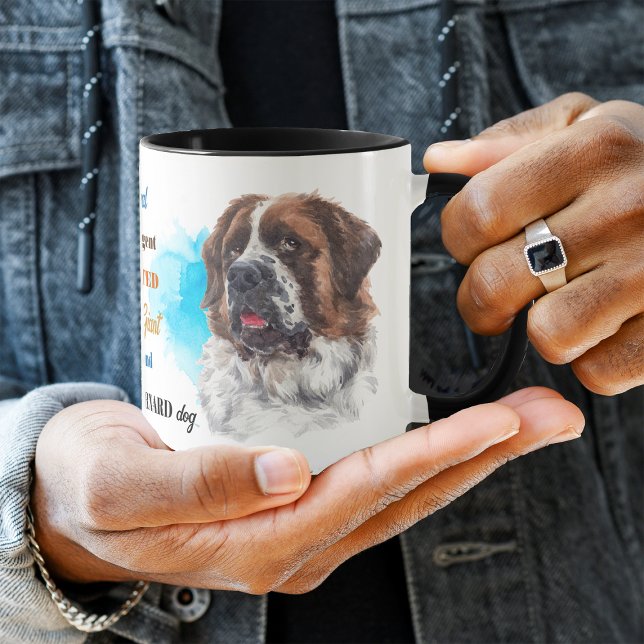 Saint Bernard Dog Loyal Friend Tasse (Von Creator hochgeladen)