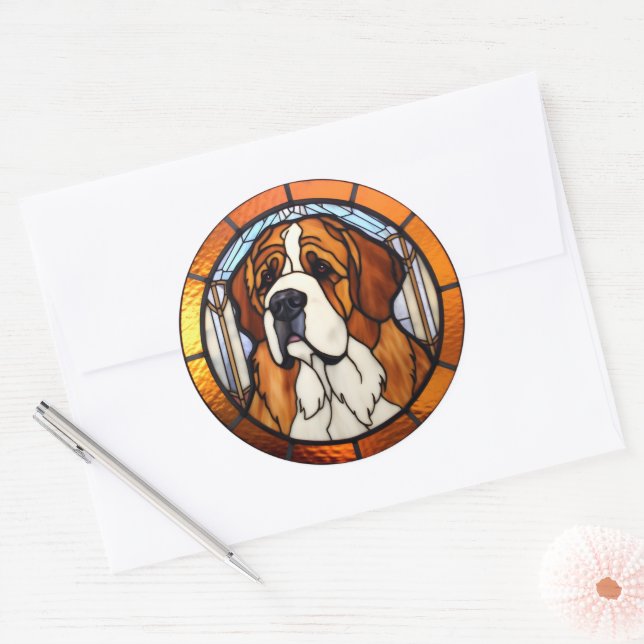 Saint Bernard Dog Sticker Pack (Umschlag)