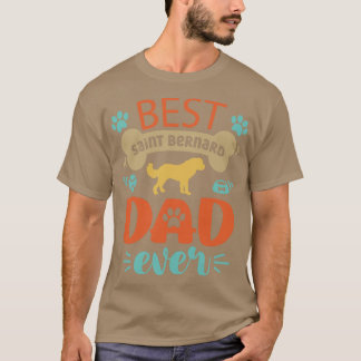 Saint Bernard Dog Vater T-Shirt