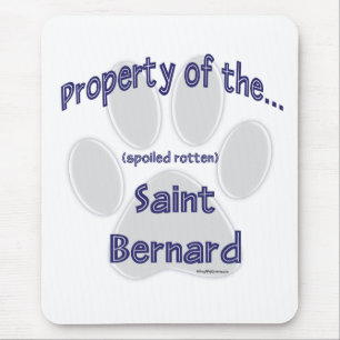 Saint Bernard-Eigentum Mousepad