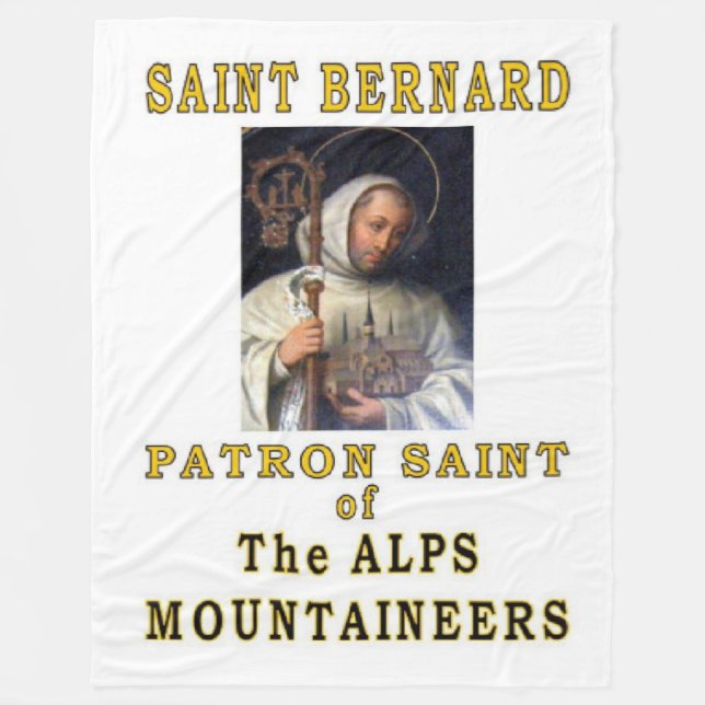 SAINT BERNARD FLEECEDECKE (Vorderseite)