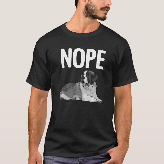 Saint Bernard For Men Women St Bernard Dog   1 T-Shirt (Vorderseite)