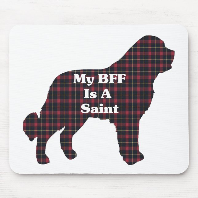 Saint Bernard Geschenke Mousepad (Vorne)