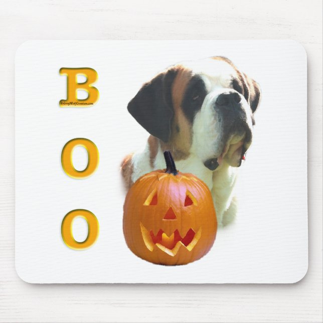 Saint Bernard (glatt) Boo Mousepad (Vorne)