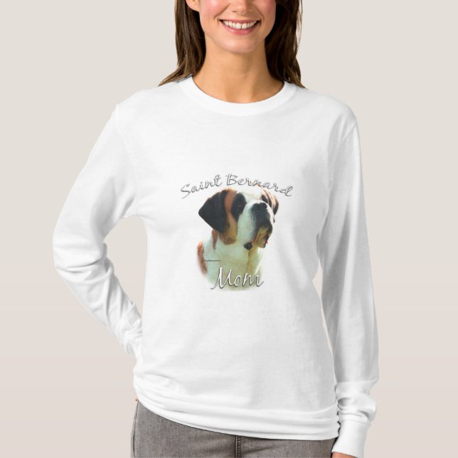 Saint Bernard (glatt) Mama 2 T-Shirt (Vorderseite)