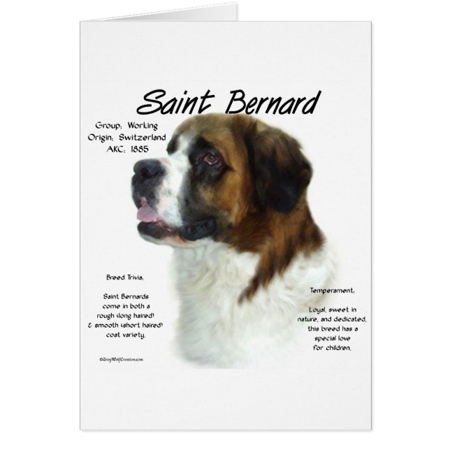 Saint Bernard (grob) Historisches Design (Vorne)