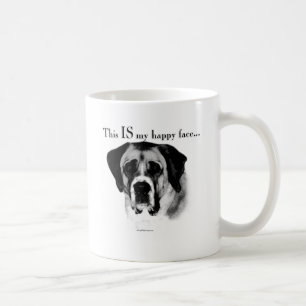 Saint Bernard Happy Face Kaffeetasse