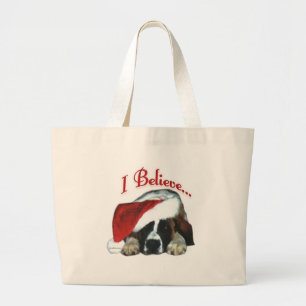 Saint Bernard I glaube Jumbo Stoffbeutel