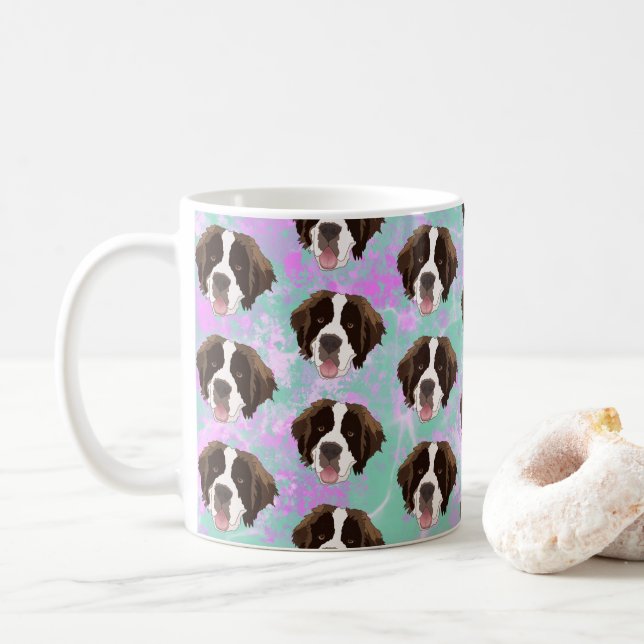 Saint Bernard Kaffeetasse (Mit Donut)