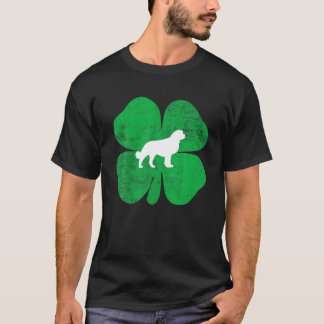 Saint Bernard Kleeblatt Irish St Patricks Day Funn T-Shirt