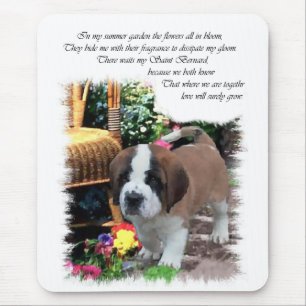 Saint Bernard Kunstgeschenke Mousepad