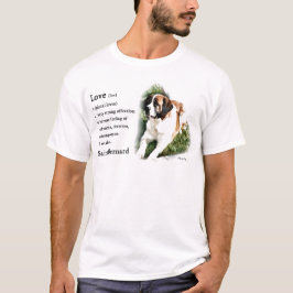 Saint Bernard Kunstgeschenke T-Shirt