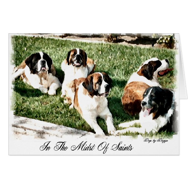 Saint Bernard Lovers (Vorderseite (Horizontal))