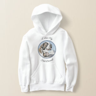 Saint Bernard Malerei - Niedliche Original Hunde K Hoodie