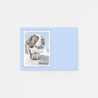 Saint Bernard Malerei - Niedliche Original Hunde K