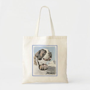 Saint Bernard Malerei - Niedliche Original Hunde K Tragetasche