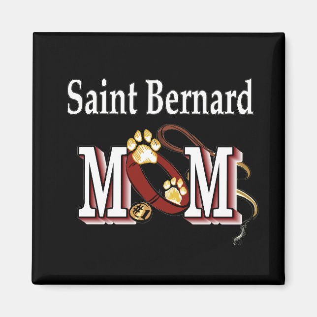 Saint Bernard MAMA Geschenke Magnet (Vorne)