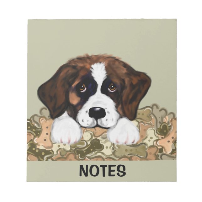 Saint Bernard Notizblock (Vorderseite)