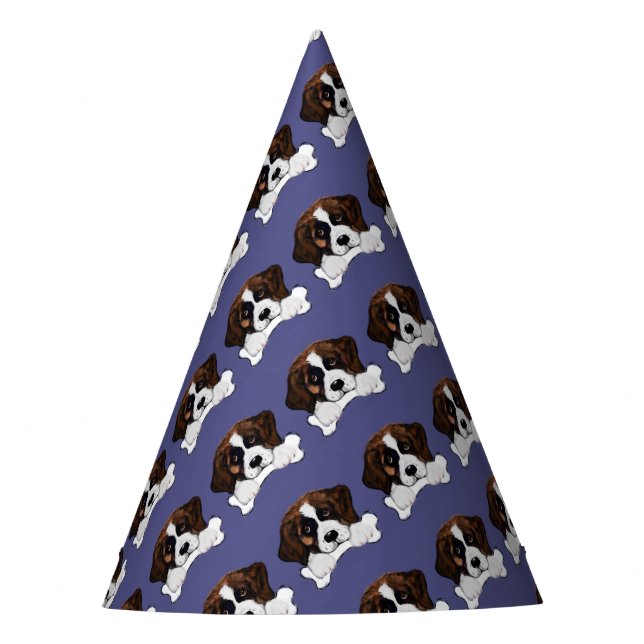 Saint Bernard Partyhütchen (Vorderseite)