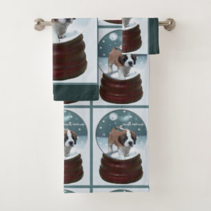 Saint Bernard Puppy Noël